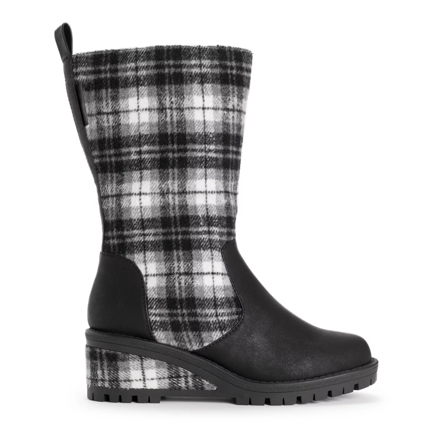 

MUK LUKS Женские ботинки на танкетке Норвегии Floro MUK LUKS, черный