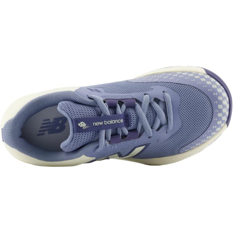 NB 996 Низкие детские кроссовки для повседневной носки New Balance, синий/бежевый — фото 3