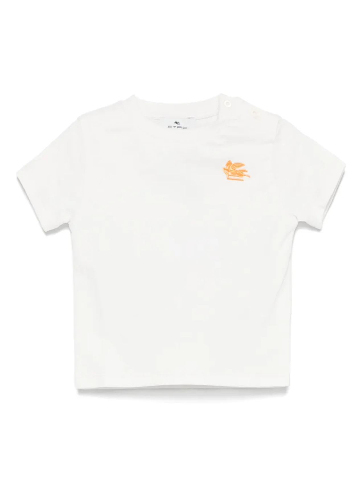 

Футболка с вышивкой Pegaso от ETRO KIDS, белый