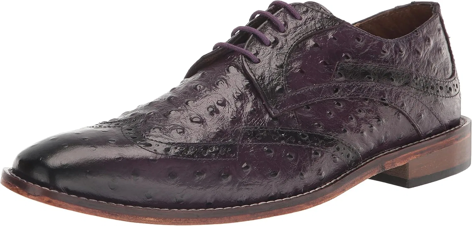 Мужские оксфорды Stacy Adams Gennaro Wingtip Oxford, Plum