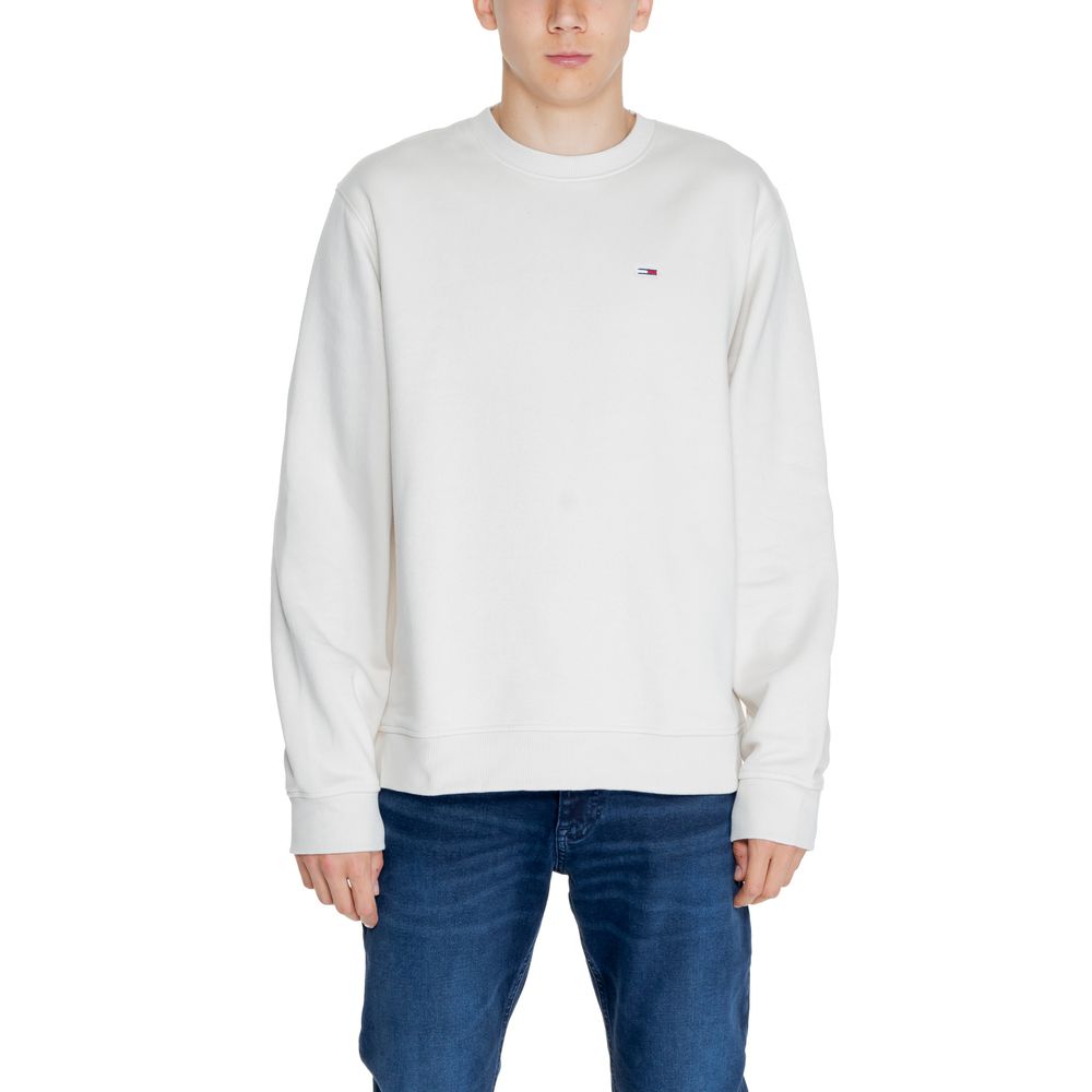 

Бежевый хлопковый свитер Rigenerato Tommy Jeans