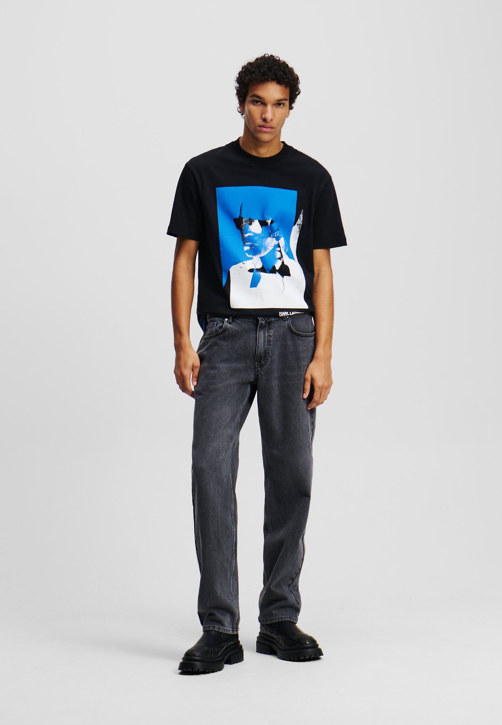 

Джинсы прямого покроя Karl Lagerfeld Jeans, черный