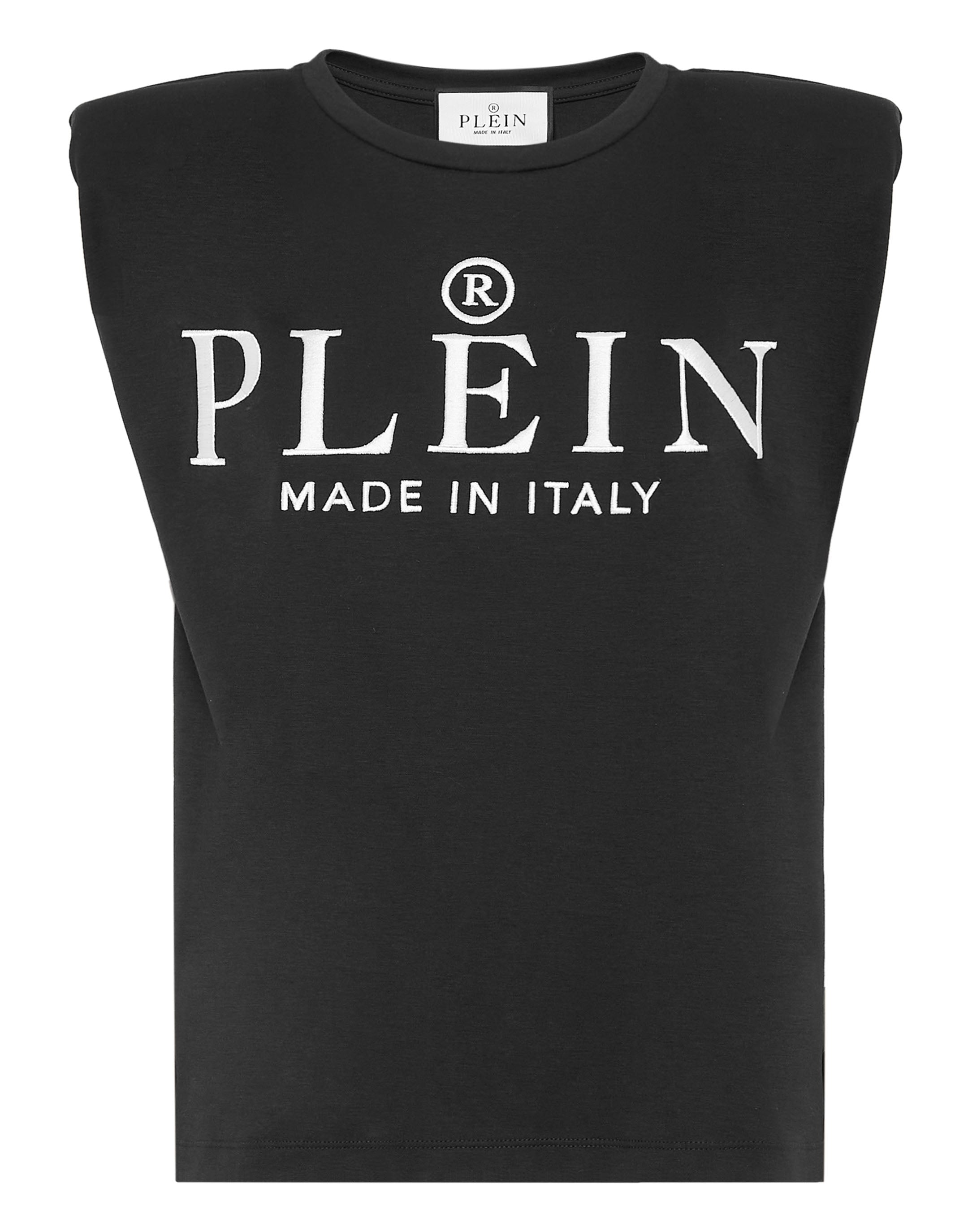 

Майка с подкладкой на плечах Philipp Plein TM, черный