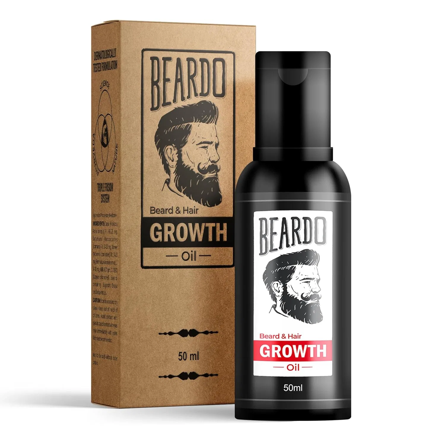 Масло для роста бороды и волос Beardo 50 мл Beardo