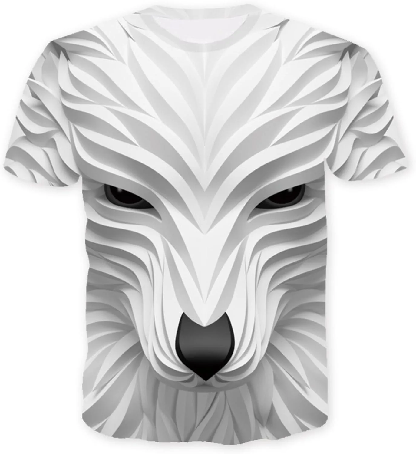 

Мужская футболка с коротким рукавом, Casual, с 3D-принтом лисы AndyYan