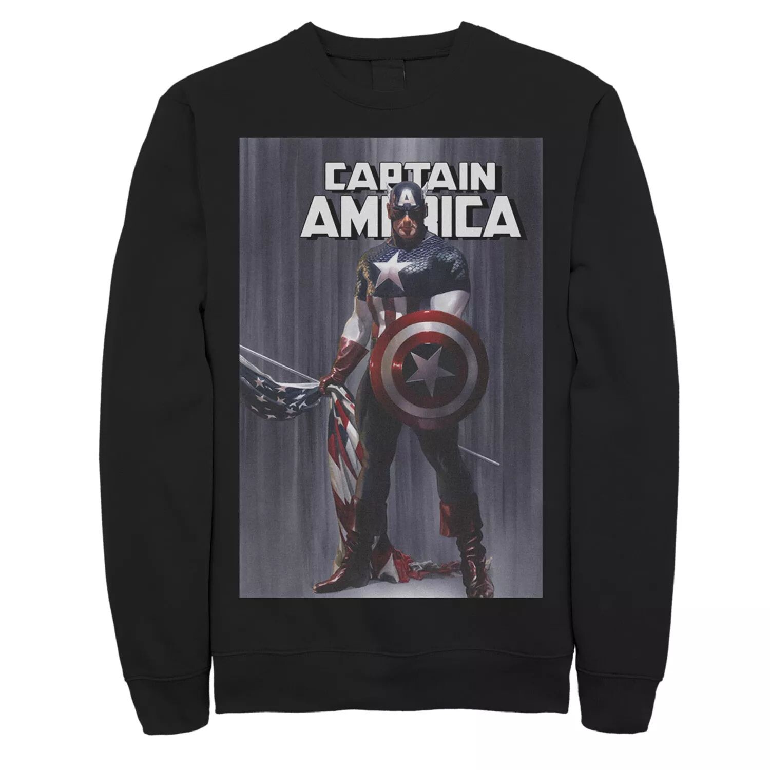 

Флисовый постер с флагом Капитана Америки Marvel для юниоров Licensed Character
