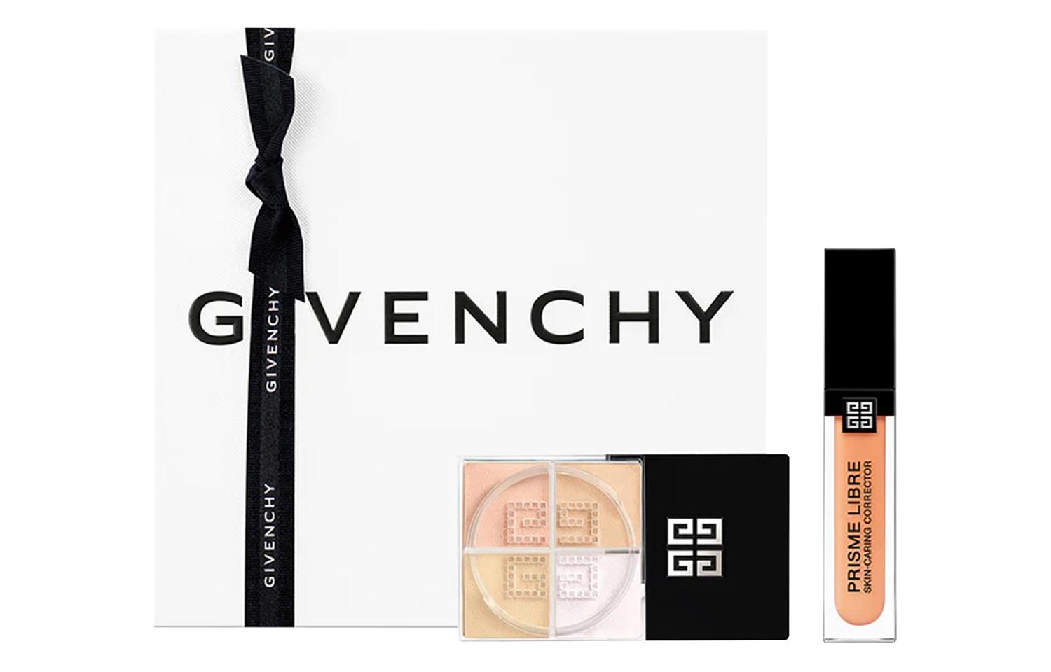 

Набор рассыпчатой пудры four square grid, легко растушевывается, натуральный, 3г+11мл Givenchy