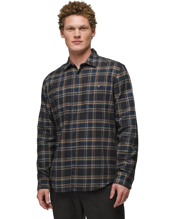 

Рубашка Prana Dolberg Flannel Shirt, цвет Stormy Night 1