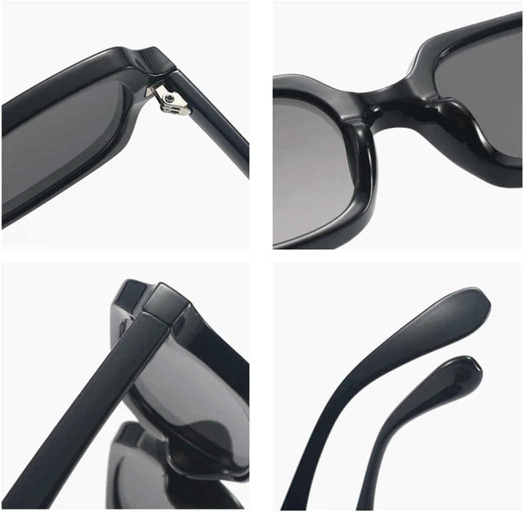 

Ретро-модные панк-солнцезащитные очки для женщин и мужчин, классические, с защитой от УФ-излучения UV400, для активного отдыха на природе VFDHN, Green Black