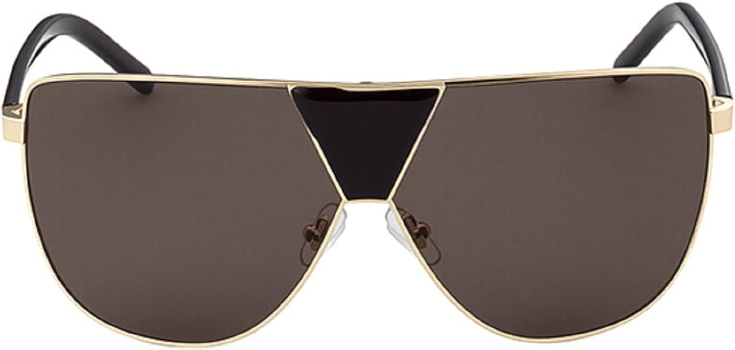 

Модные солнцезащитные очки-пилот большого размера для женщин и мужчин, солнцезащитные очки-щитки в стиле ретро-винтаж 70-х годов с защитой от УФ-излучения mincl, Brown