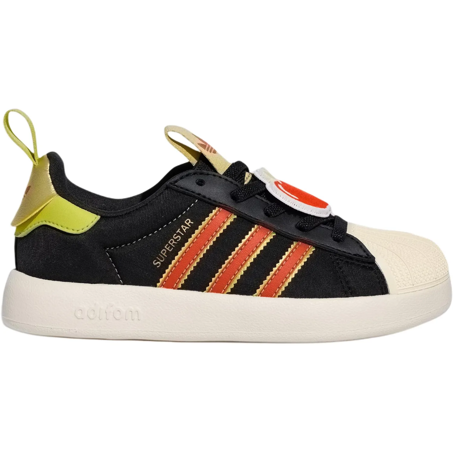 Adidas Originals AdiFOM Superstar 360 низкие скейтборд-кроссовки черные для детей 3-7 лет — фото 3