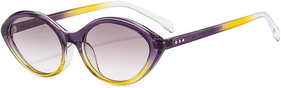 

Ретро-солнцезащитные очки «кошачий глаз» для женщин, винтажные, с леопардовым принтом, зеленые линзы, мужские роскошные очки с защитой от УФ-излучения UV400 TYUVIVO, Purpleyellow-gray