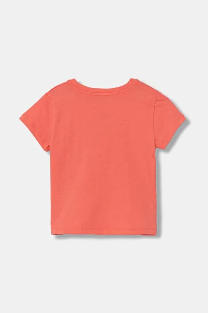 Футболка с коротким рукавом с животным принтом United Colors of Benetton, оранжевый — фото 2