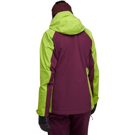 

Куртка Dawn Patrol Hybrid Shell женская Black Diamond, цвет Aloe/Blackberry