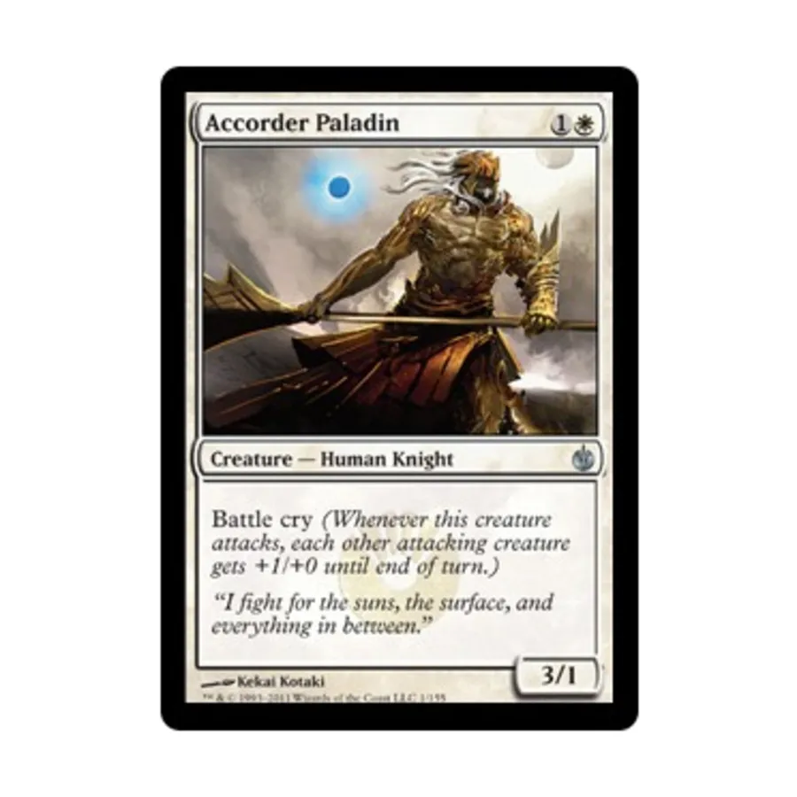 

CCG Аккордер Паладин (U), MTG - Mirrodin Besieged