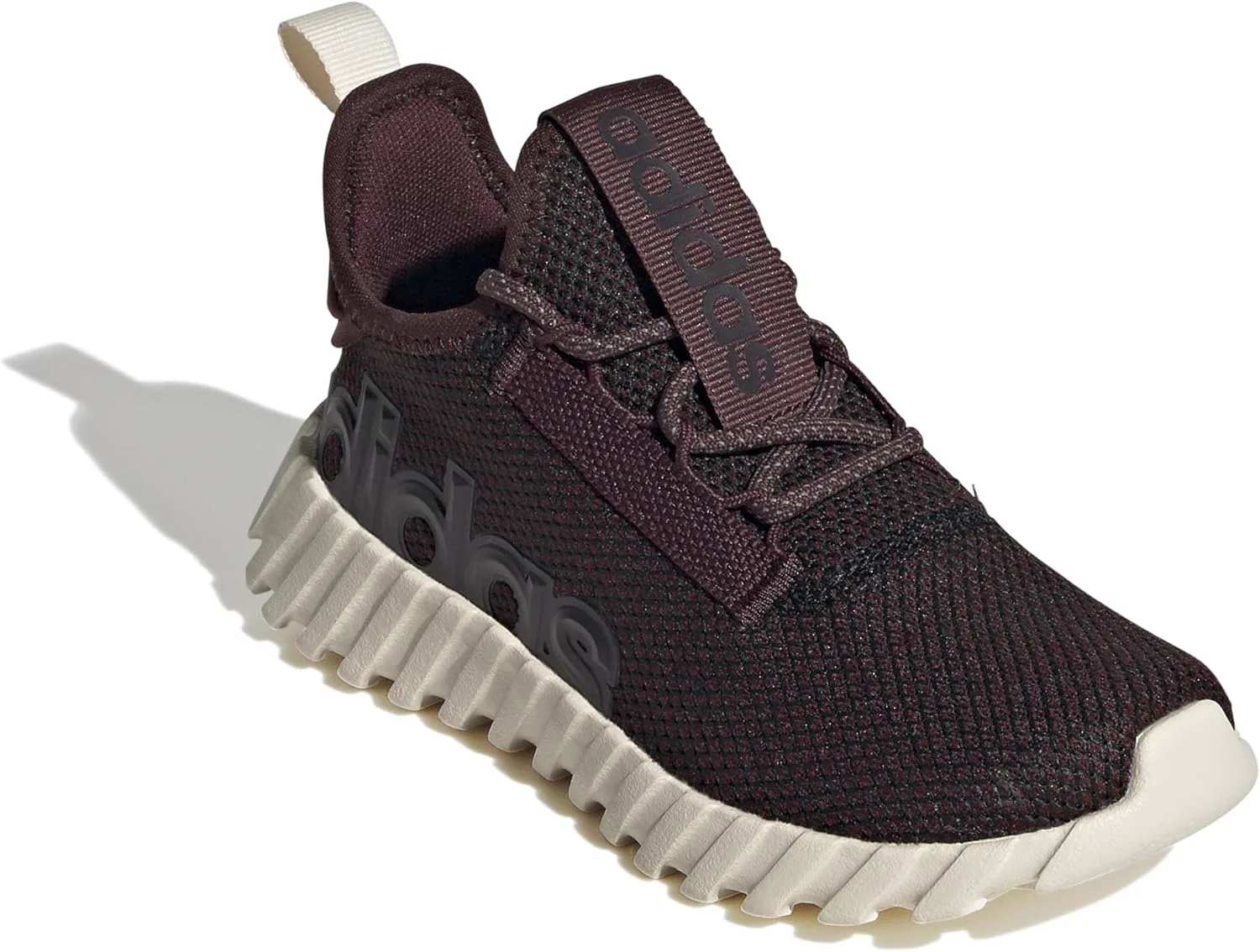 Кроссовки Adidas Kids Boys Kaptir 3.0 на шнуровке для мальчиков, повседневные - черные, красный/черный — фото 3