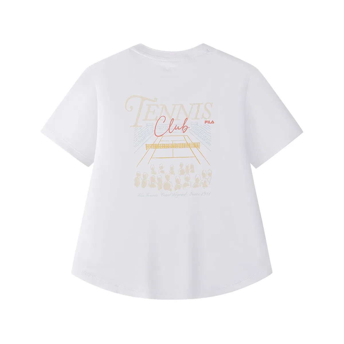 Футболка FILA KIDS PERFORMANCE FPF T-Shirt белая — фото 3