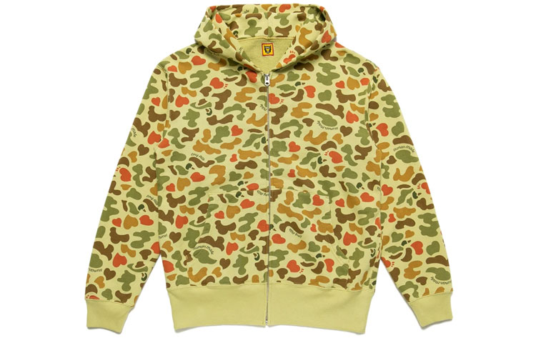 

Толстовка Unisex Hooded Moderate Cardigan HUMAN MADE, зеленый