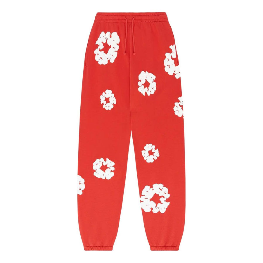 

Спортивные брюки Denim Tears Cotton Wreath Sweatpants 'Red White', красный