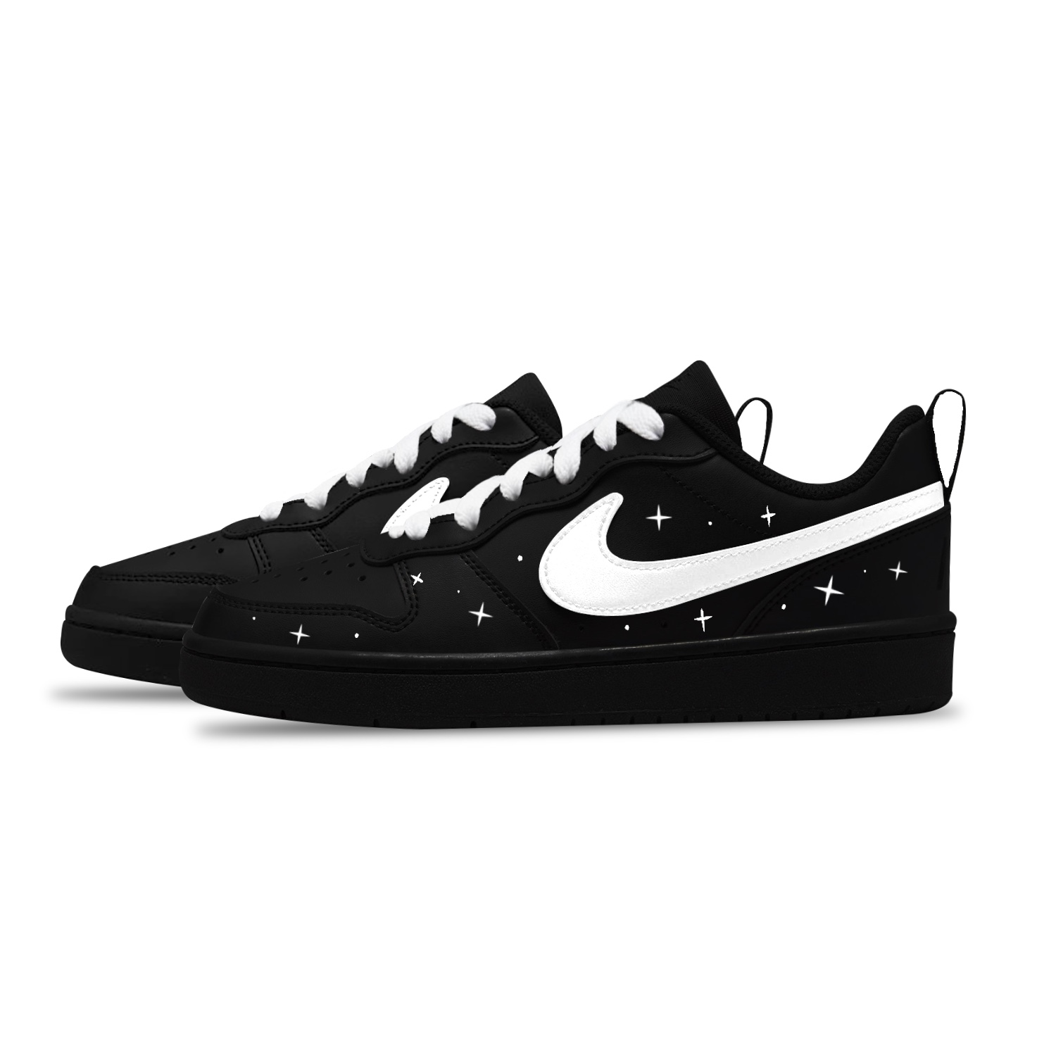 Nike Кроссовки для скейтбординга Court Borough White Night Sky Slip Resistant Abrasion Resistant Low top Kids' Unisex — фото 4
