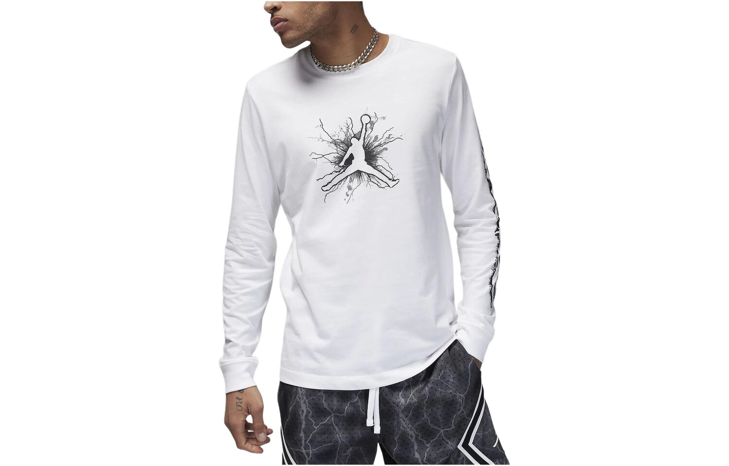 

Футболка мужская VINGS белая Jordan, белый