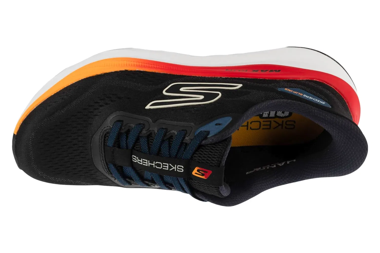 Кроссовки для бега, Slip-Ins: Max Run Skechers, черный — фото 2