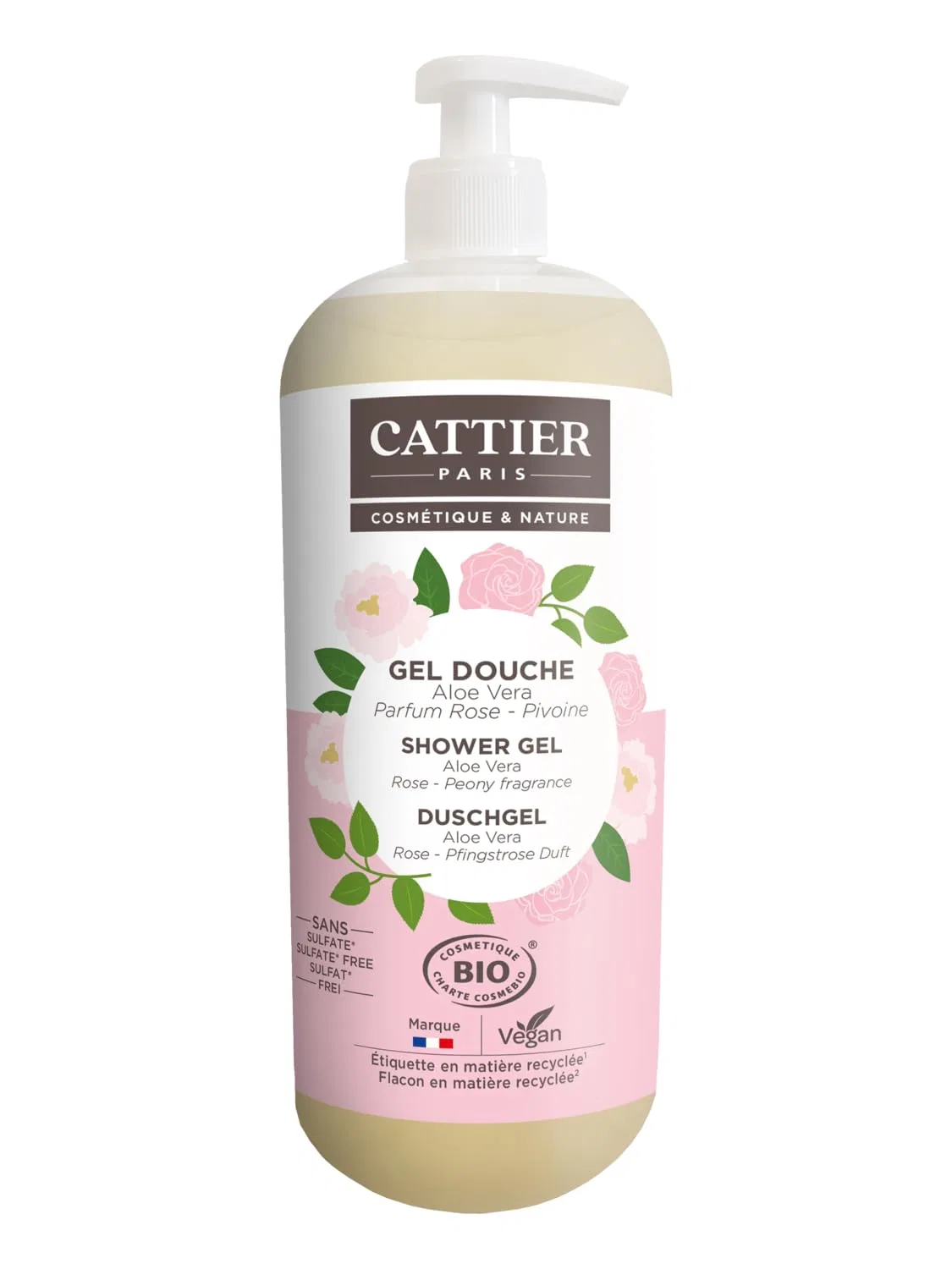Гель для душа «Rose Peony Aloe Vera» от CATTIER Paris Cattier Paris