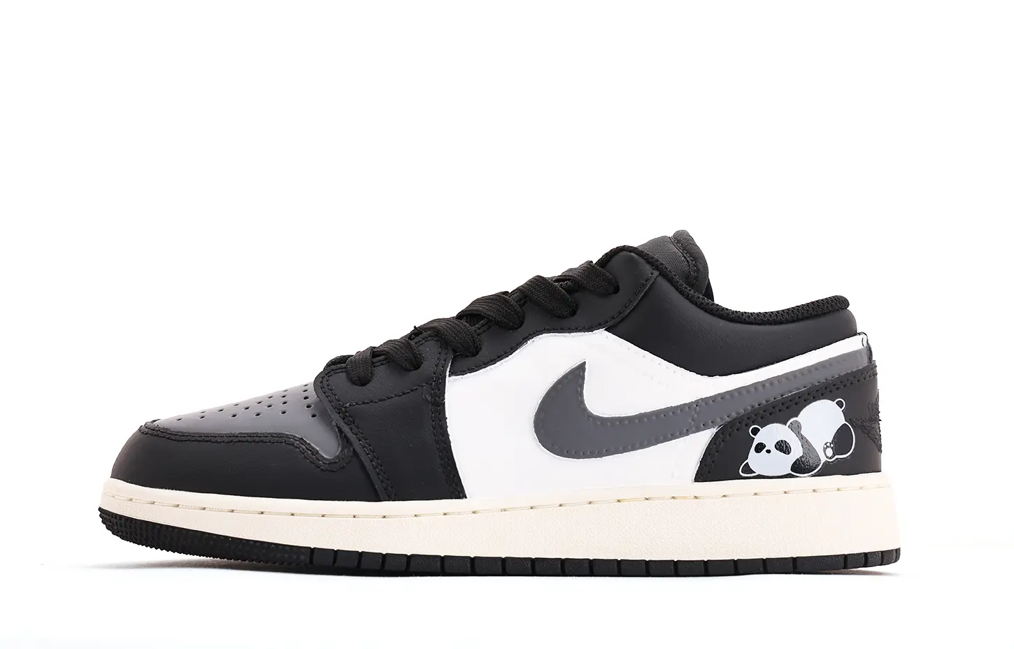 

Jordan Air 1 устойчивые к истиранию низкие баскетбольные кроссовки мужские black gray