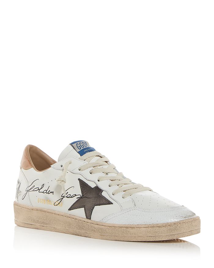 

Унисекс кроссовки Ball Star Low Top Golden Goose, слоновая кость/кремовый