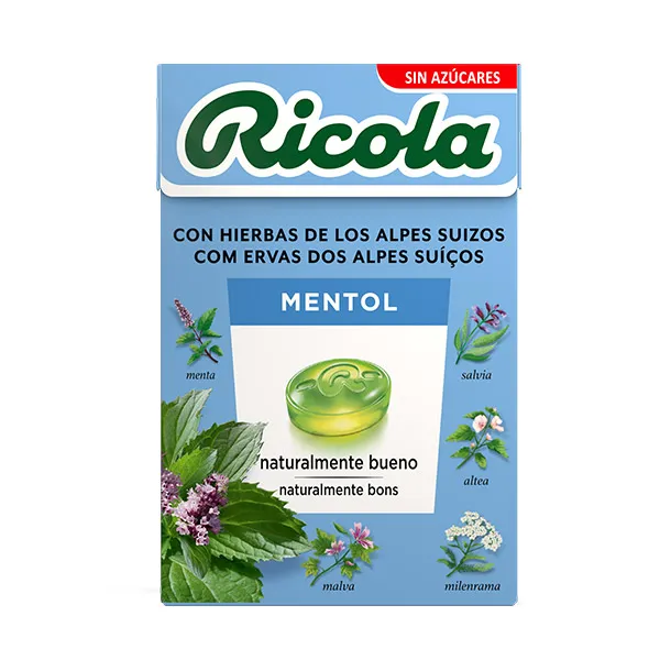 

Коробка конфет Sabor Mentol Ricola, 50 g