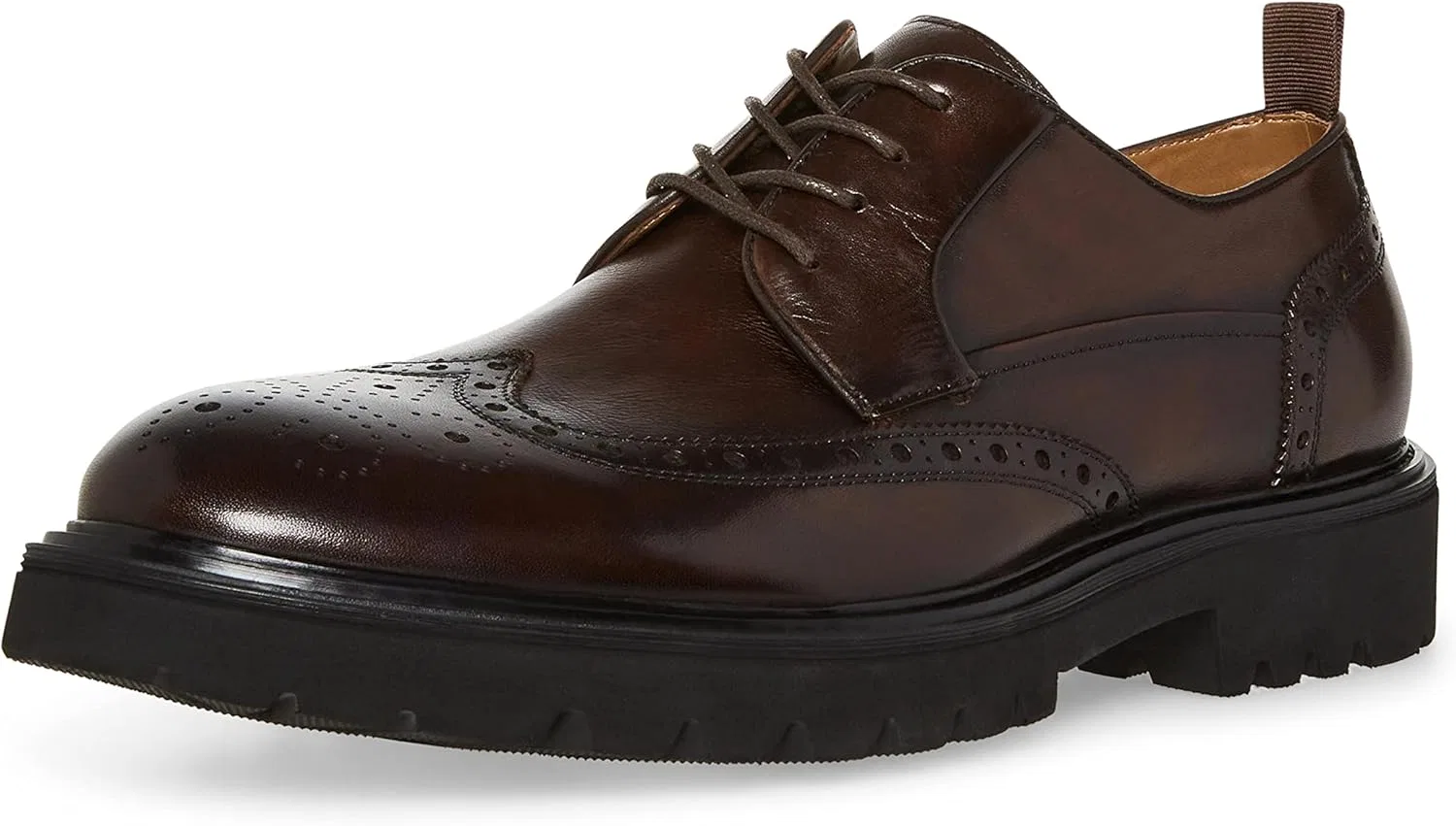 Мужские туфли Steve Madden Emeri Oxford, Brown Leather
