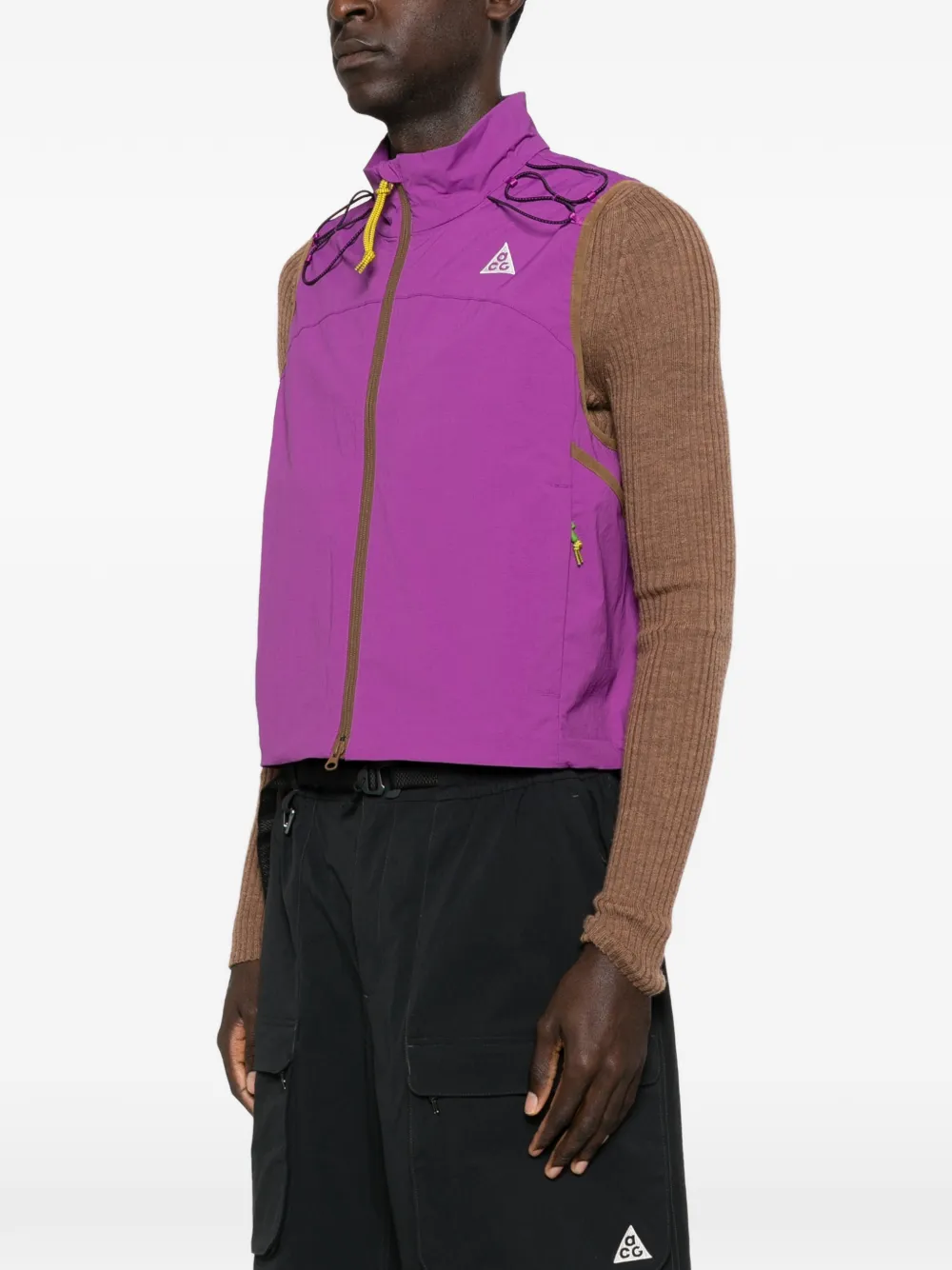 Жилет без рукавов на молнии ACG Death Bloom Nike, фиолетовый — фото 3