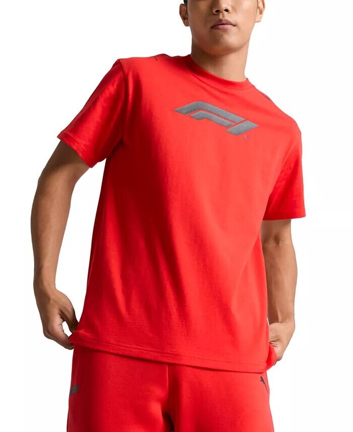 

Мужская футболка свободного кроя F1 ESS+ Puma, красный