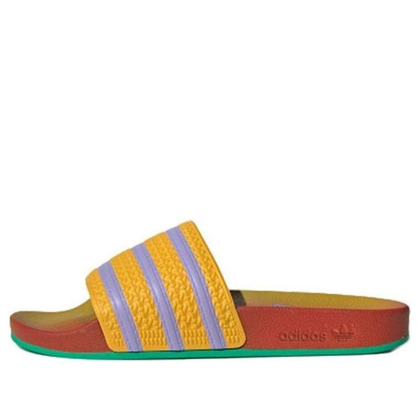 

Тапочки arizona x adilette 'mucho mango' Adidas, оранжевый