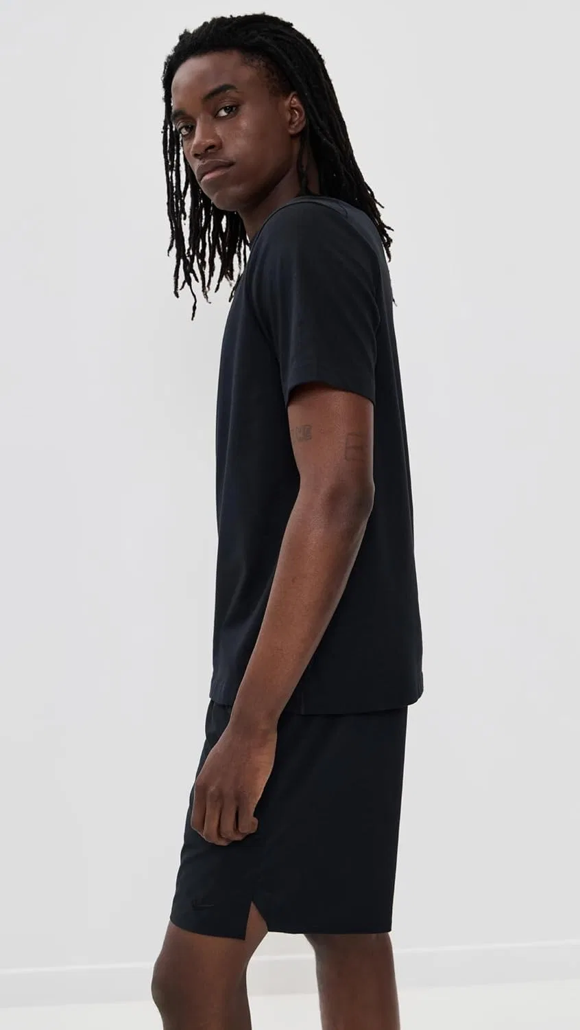 Мужская футболка Dri-FIT Nike Black/Black — фото 4