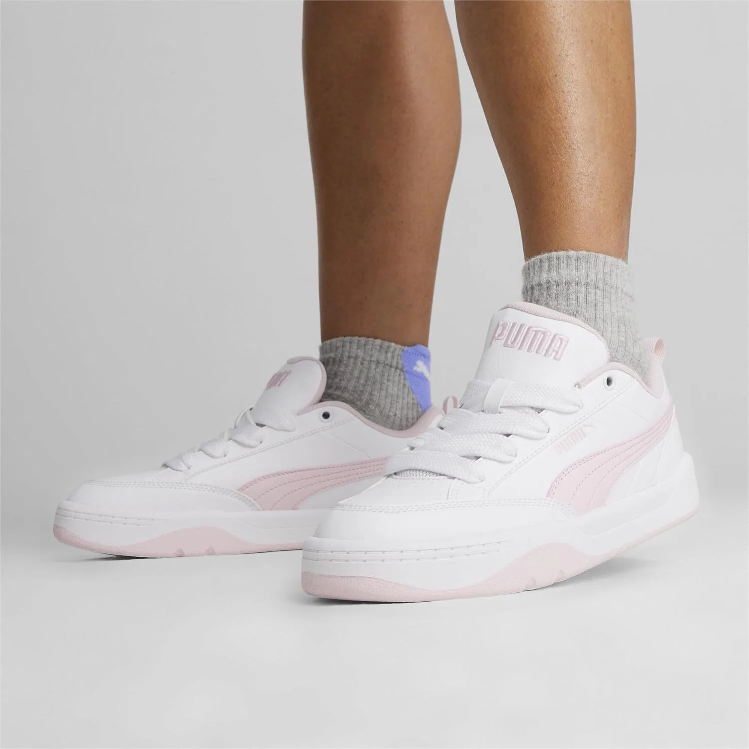 Кроссовки унисекс PUMA Park Lifestyle Schuhe Turnschuhe 395084 01, Puma White Whisp Of Pink — фото 2