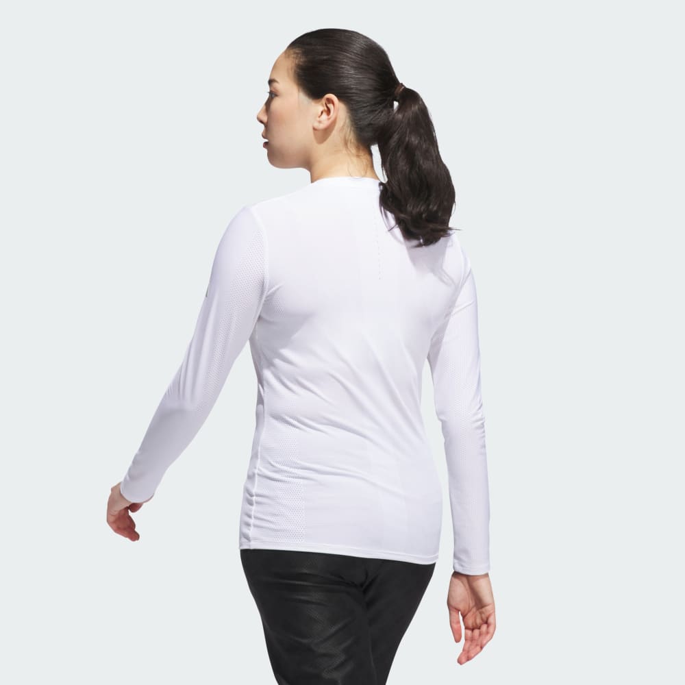 Спортивный топ Adidas Ultimate365 Tour Engineered Long Sleeve Slim Top, белый — фото 2