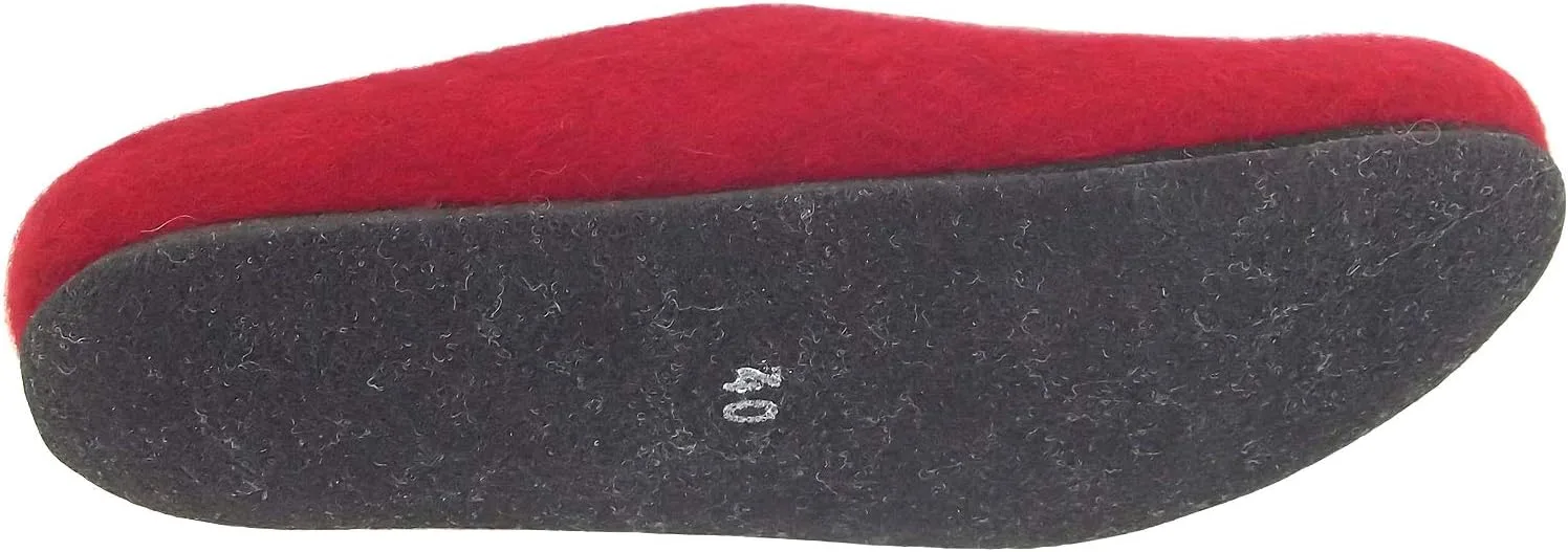 Войлочные тапочки унисекс Stegmann Magicfelt 709 709, красный — фото 4