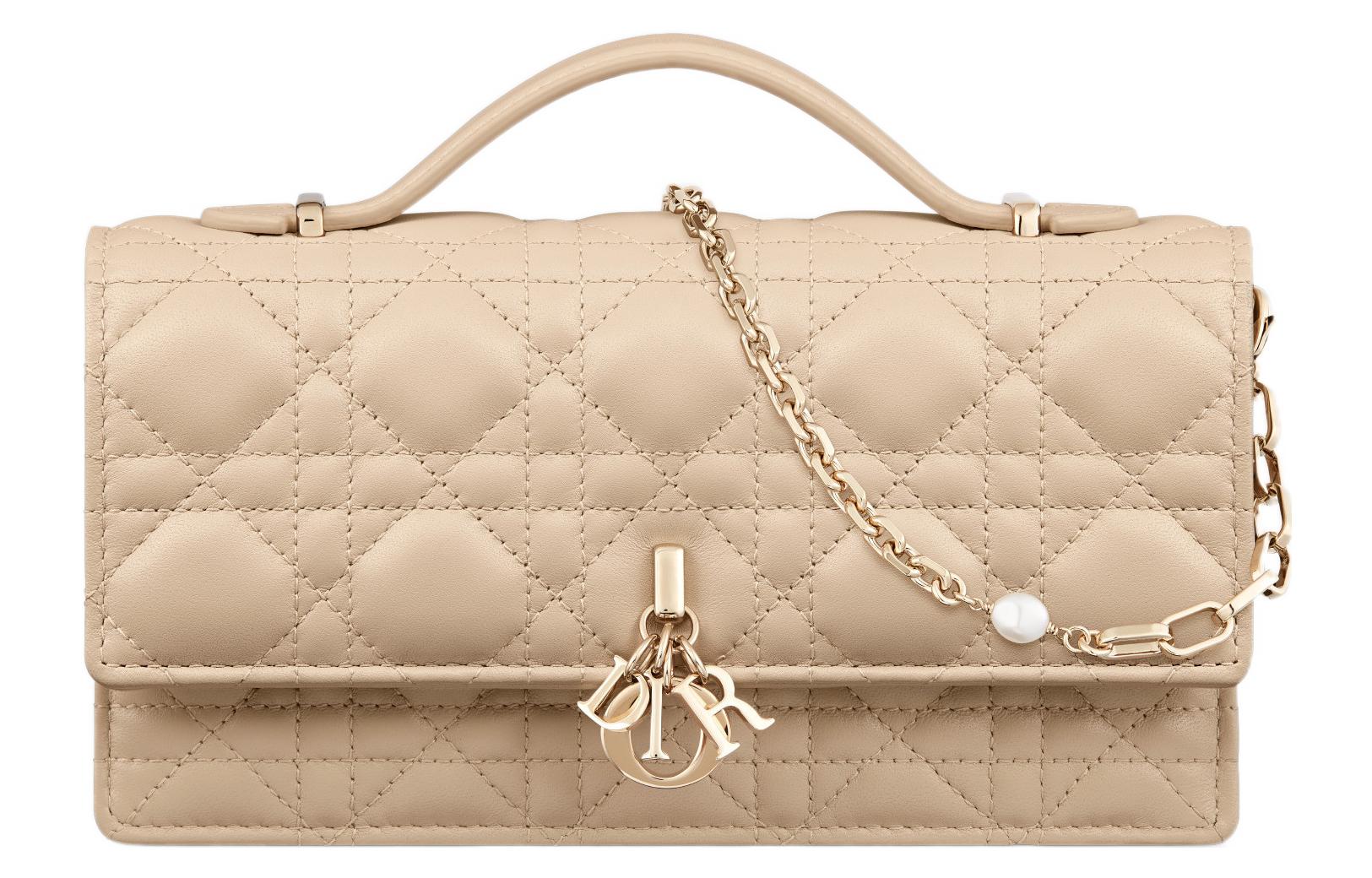 

DIOR Моя овчинная сумка через плечо кроссбоди мини женская сумка песочный умбровый