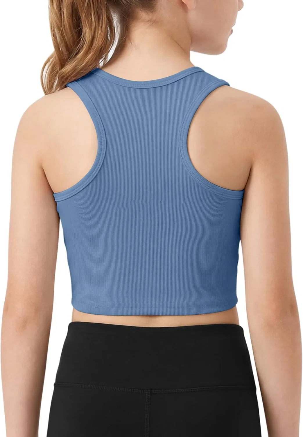 Детский топ Resinta с ribbed knit, синий