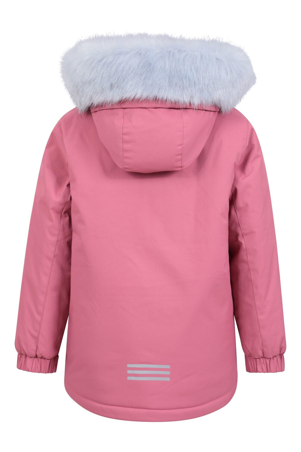 Водостойкая однотонная куртка Ranger Parka Mountain Warehouse, розовый — фото 3