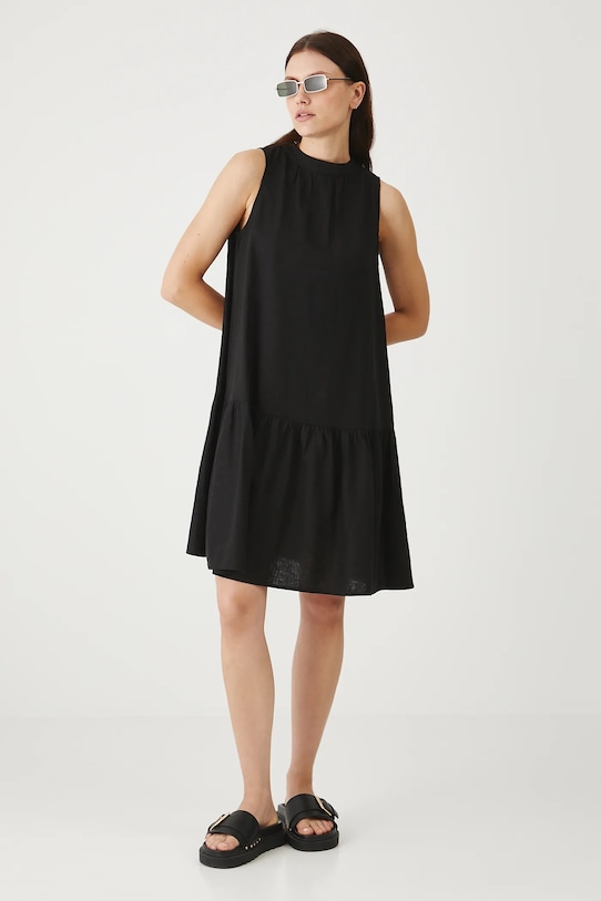 

Льняное платье Medicine, черный