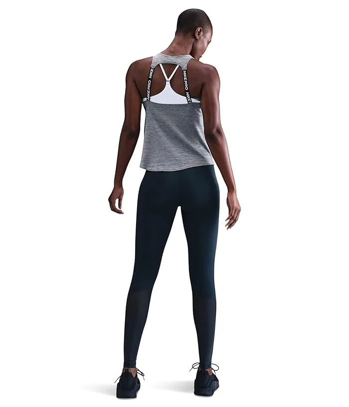 Топ Nike Pro Dri-FIT, Smoke Grey/Heather/White — фото 3