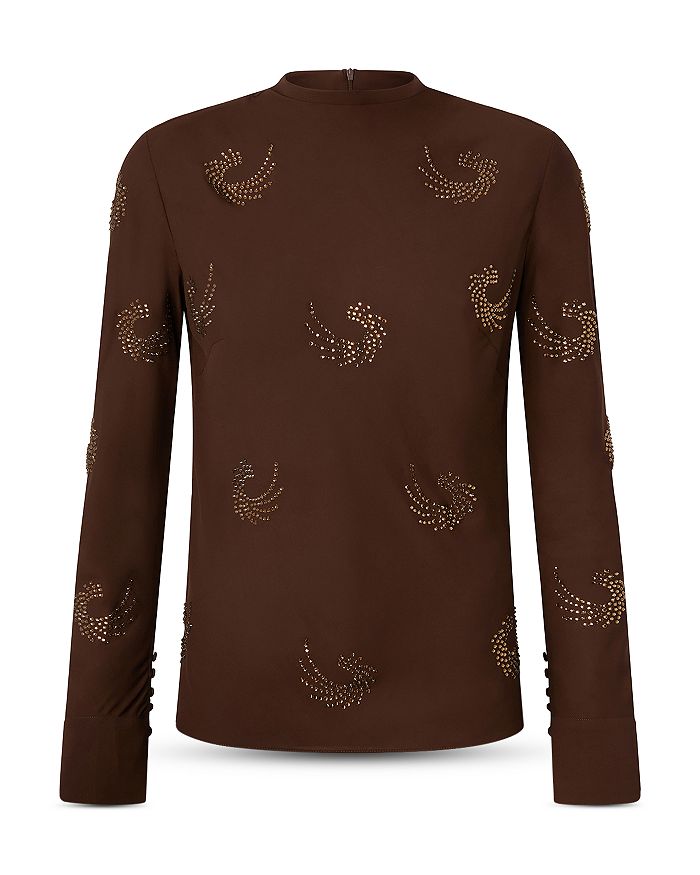 

Топ Rebora Blusa Georget PINKO, коричневый