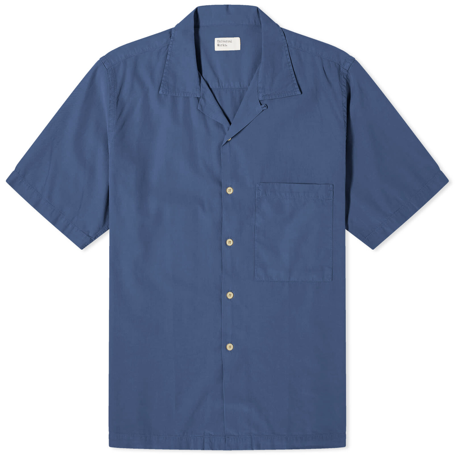 

Рубашка Universal Works Gardenia Lycot Camp Ii Shirt, темно-синий