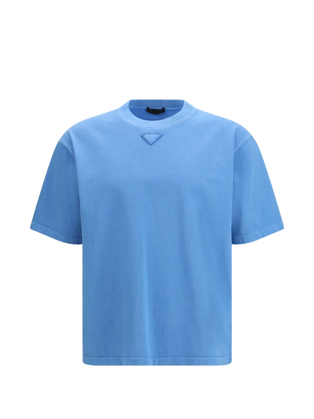 

Хлопковая футболка Prada, синий