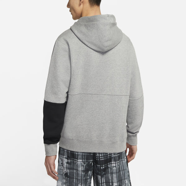 Толстовка Nike AS KYRIE Men's NK PO CARBON HEATHER, серый — фото 4