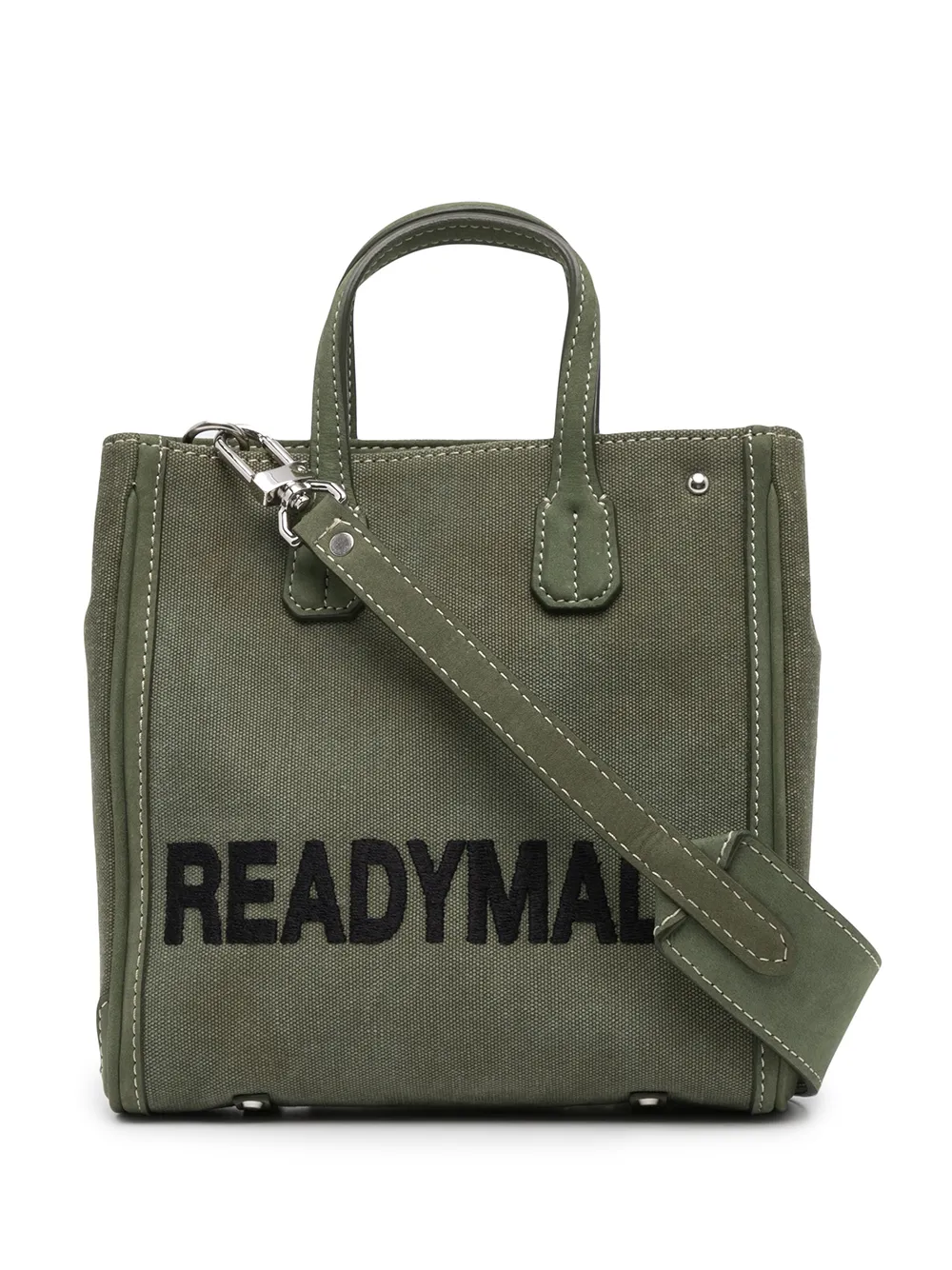 

Сумка на плечо с вышитым логотипом Readymade, зеленый