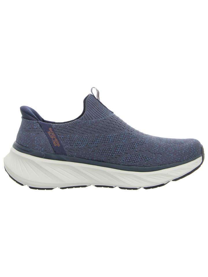 Спортивные тапочки синего цвета Skechers — фото 3