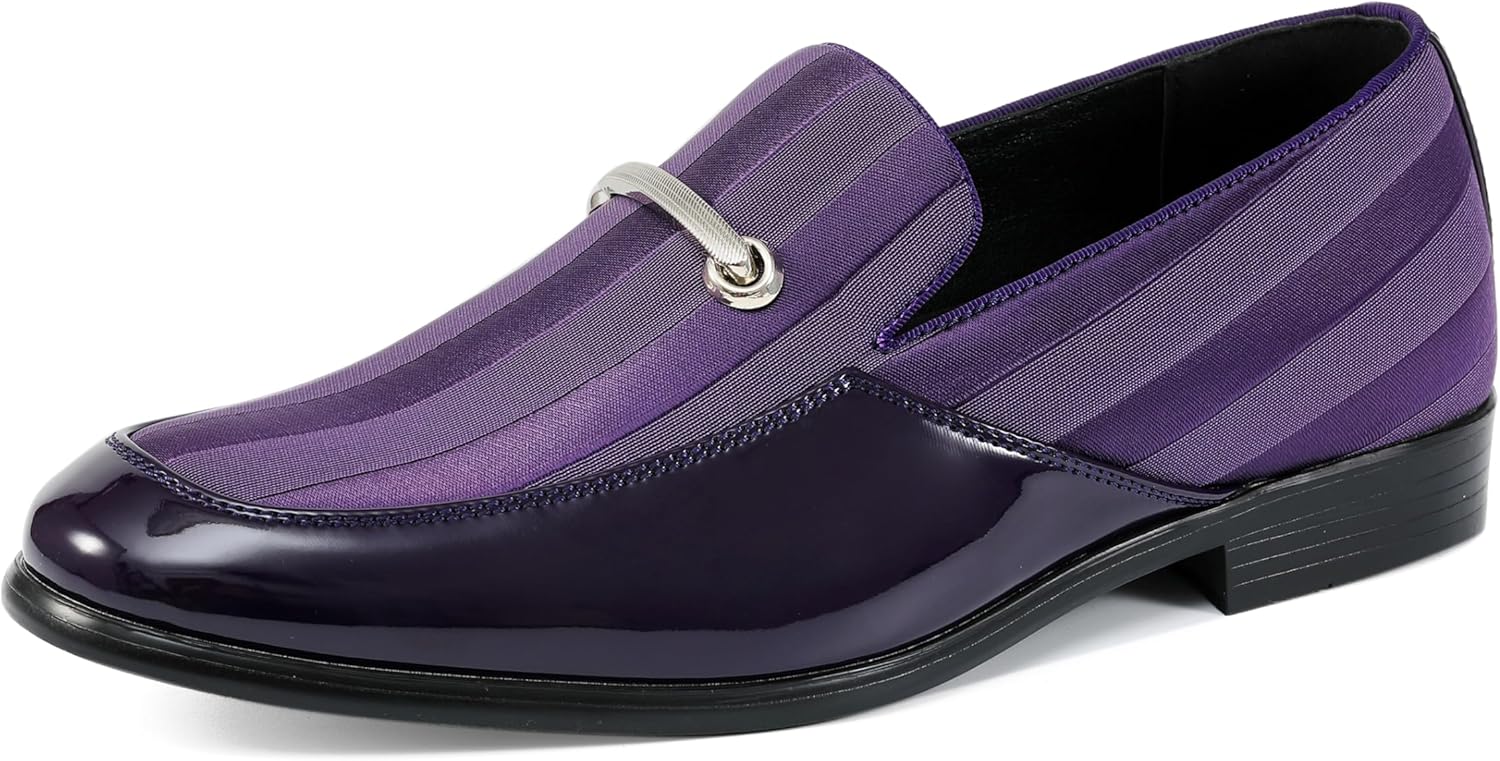 

Мужские слипоны Amali Fay из бархата с золотой цепочкой, официальные бархатные лоферы для мужчин, оригинальные туфли для смокинга и смокинговые туфли, фиолетовый